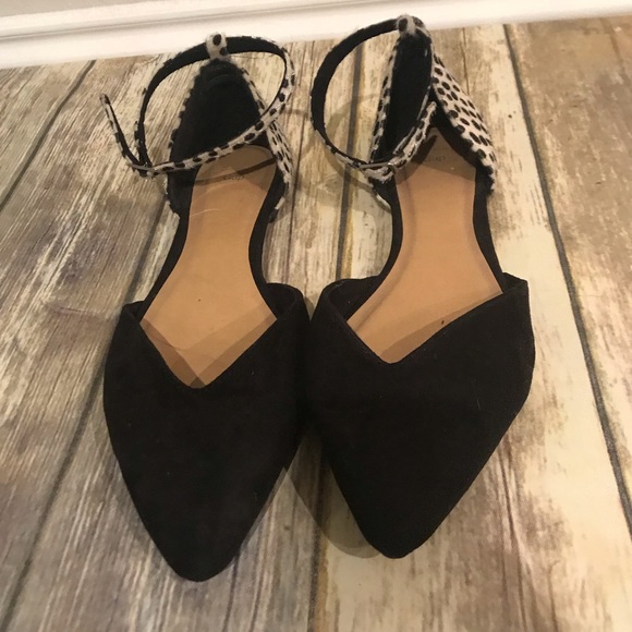 GAP Shoes - Gap Black and Calf Fur Ballet flats 10